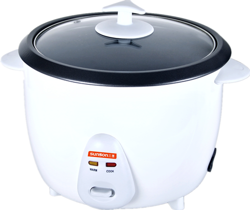 White color Drum rice cooker