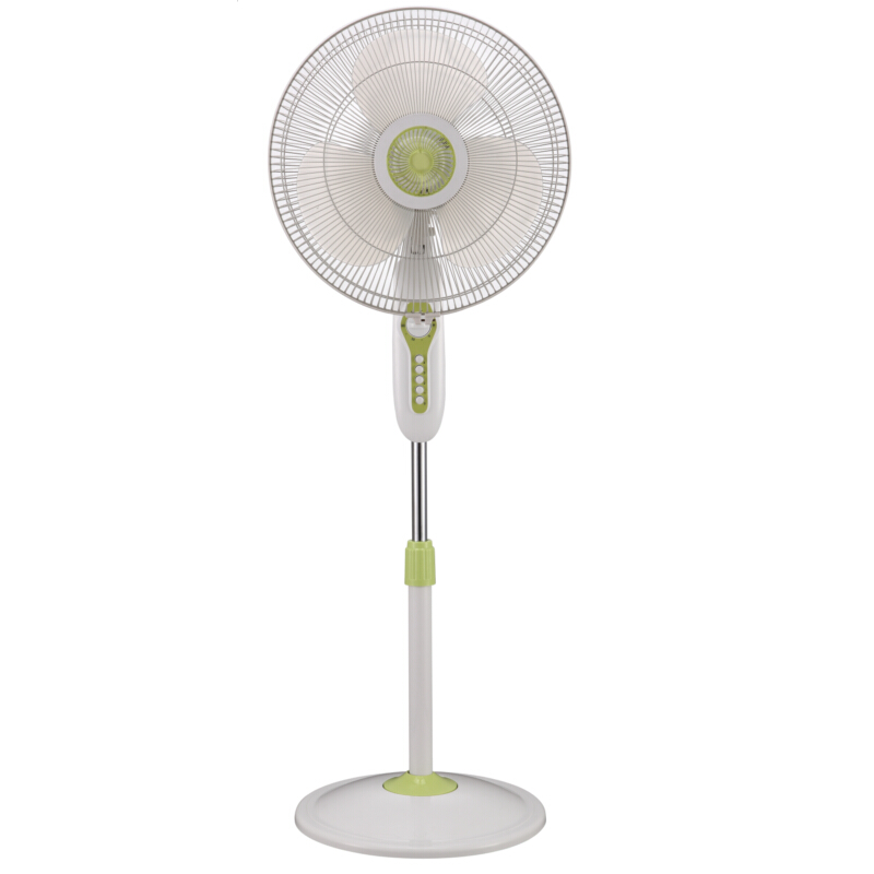 New model Electric Fan, 60W. 16'' PP blades, 1 hour timer.  light or right osc