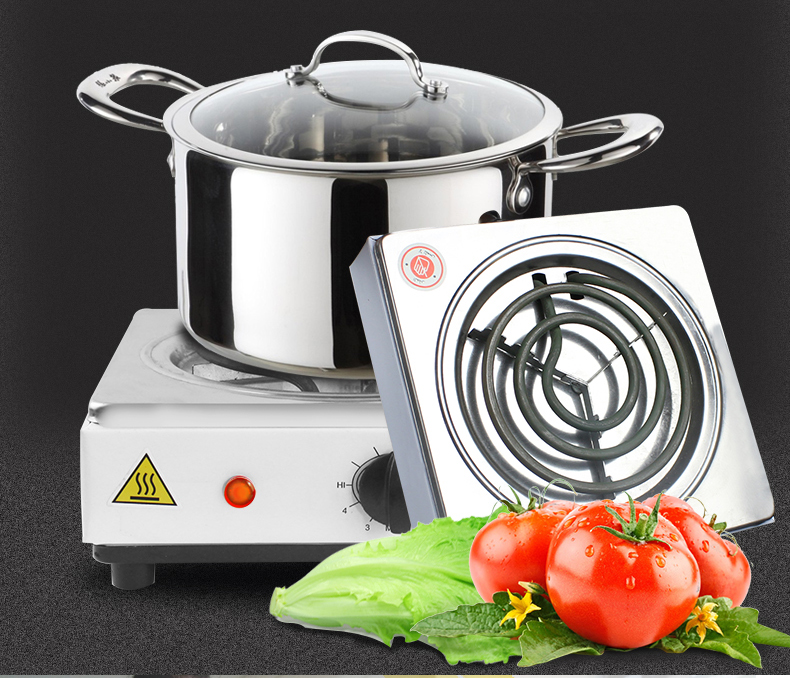 New design single square high quality 1000w electric coil hot plate