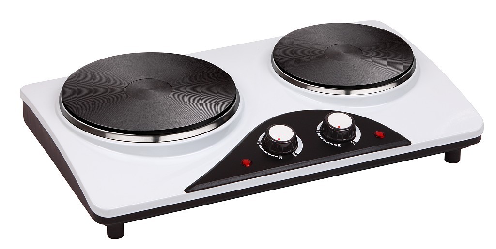 Hot plate with cast iron/coil/vitro glass top heating plate for optional
