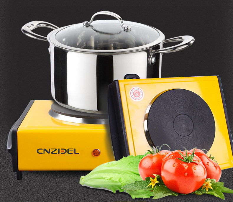 Yellow cover 1000w solid hot plate