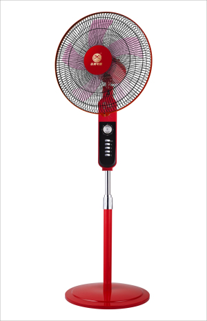 Electric Fan ,Color; Red, gray