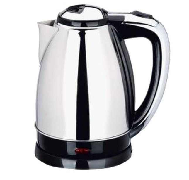 Stainless steel electric kettle 1.8 L power automatic electroplating handles