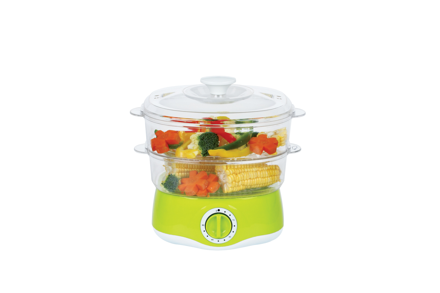 Practical MINI 4L Steamer with food grade material, steam your Cuisine for Mouthwatering Meals!