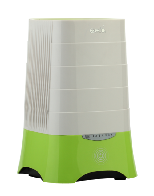 Desktop air purifier with bluetooth audio speake