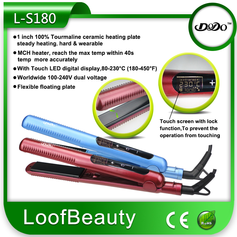 Hair Straightener with Touch Screen & Far Infared 