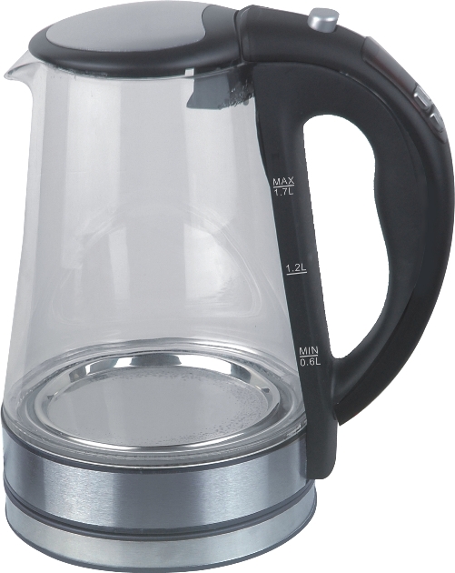 glass kettle with digital control