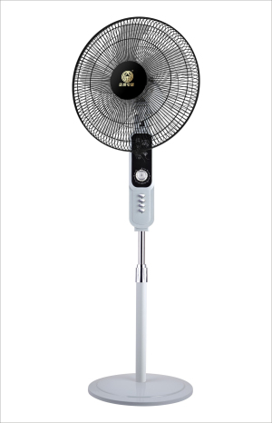 Electric Fan ,Color: brown, white