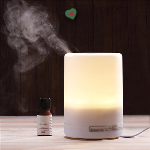 300ml Aroma Warm White Ultrasonic Humidifier and oil diffuser
