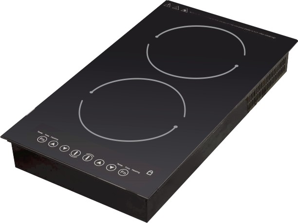 2 zone induction cooker, sensor control 