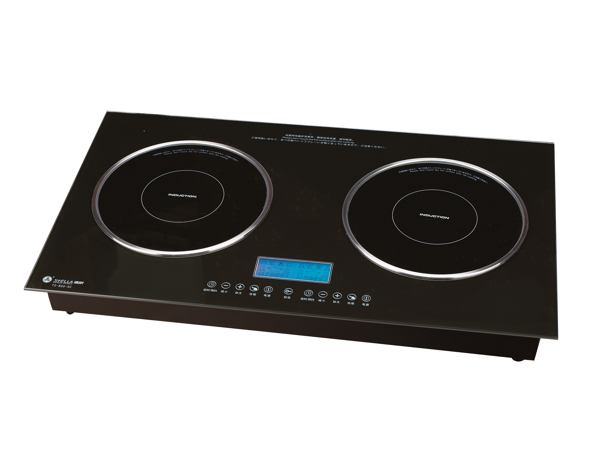 Microwave Cookware Induction Cooker Double Burners Hotpot ,3400W,Induction Cooker (Bottom Exhaust)
