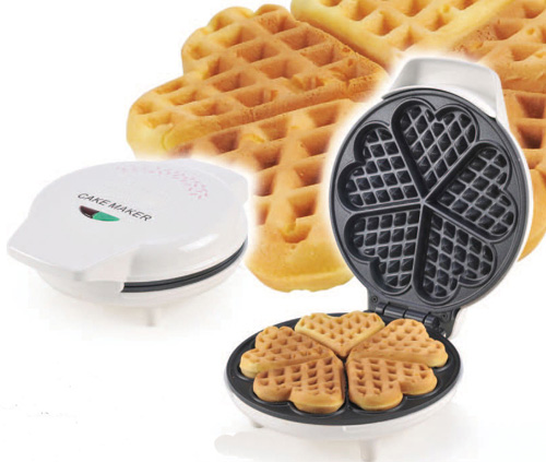 5pcs Heart Shape Belgian Waffle Maker with GS A13 875W 