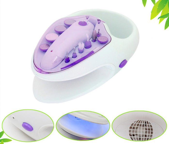 Rechargeable manicure pedicure set