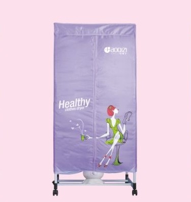 Square wardrobe foldable cloth hanger dryer with Anion Function