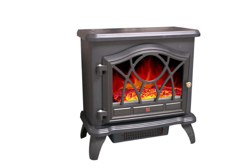 Electric fireplace, 750W/1500W or 900W/1800W