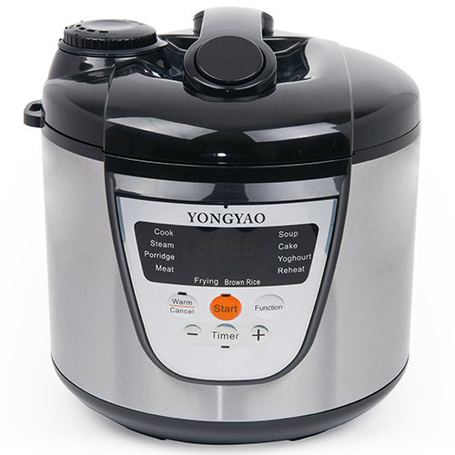 120V stainless steel multi cooker with LCD display and timer