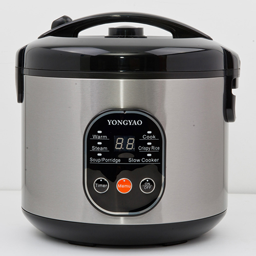 Cylinder shape deluxe mutifunction cooker with LED display