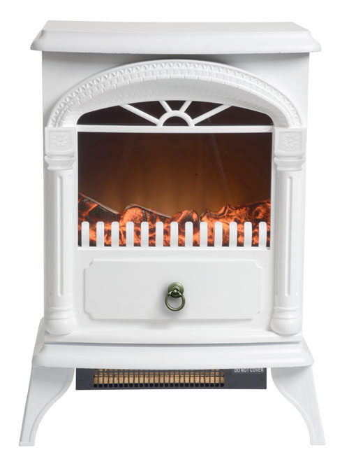 Electric fireplace, flame and heating function can be used separated