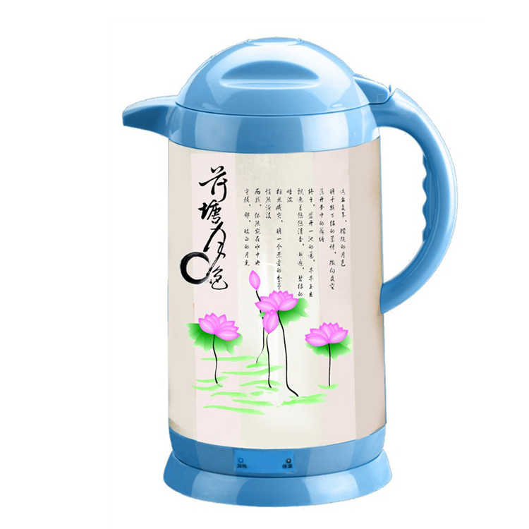 1.8L Electric kettle with double layers body for keep warm function