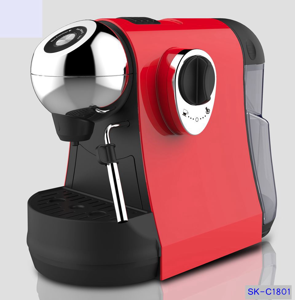 Coffee Maker, Capsule Espresso Coffee Machine, Coffee And Milk Frother Double Functions