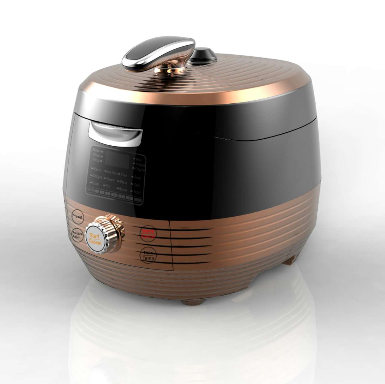 Stainless steel inner pot pressure cooker