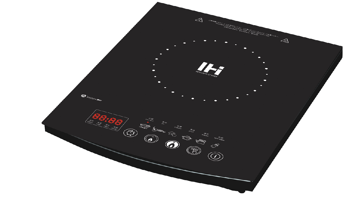 Induction Cooker With Touch Control Button，Built In And Free-Standing Induction Cooker,2000w（Single Induction Cooker,Free-Standing Induction Cooker)Small