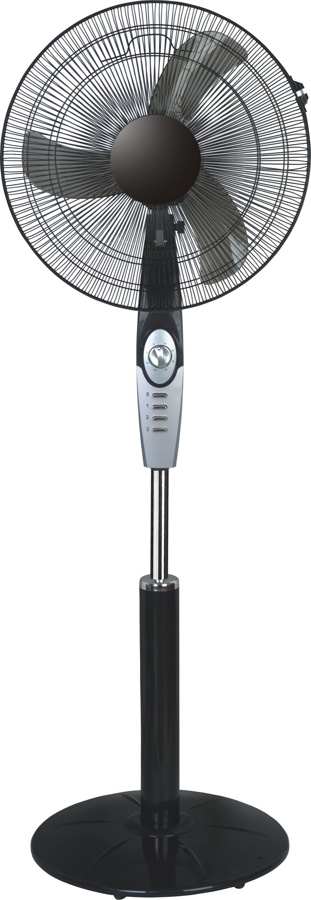 Stand fan with round based