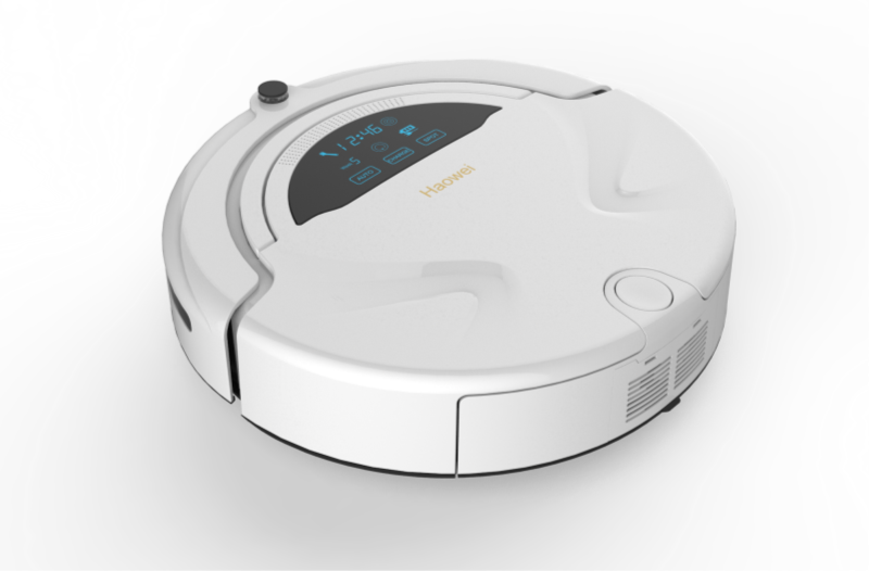 Touch Screen Robot Vacuum Cleaner with Mop Function for Carpet and Wooden Floor Using
