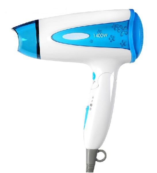 Medium size foldable hair dryer