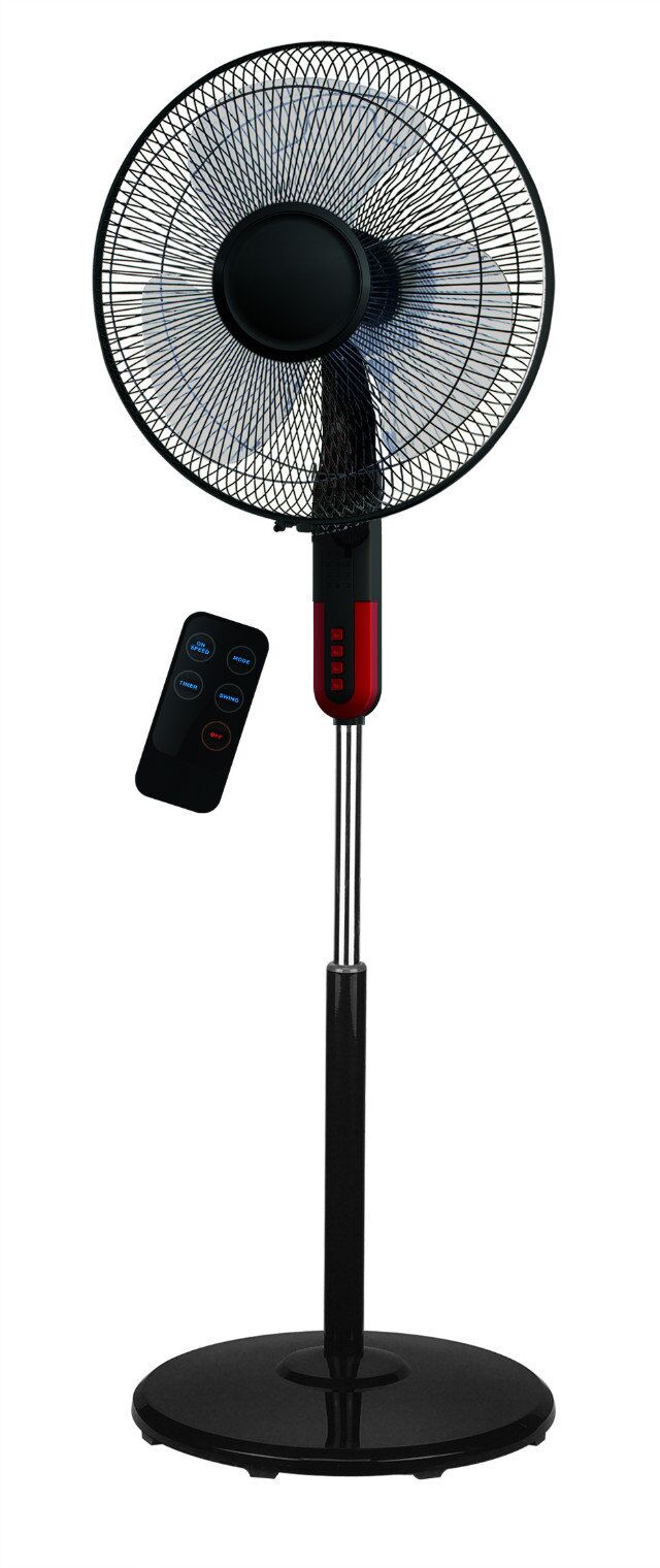 65W 3-speed 16-inch 3 AS Blades Standing Fan with Remote