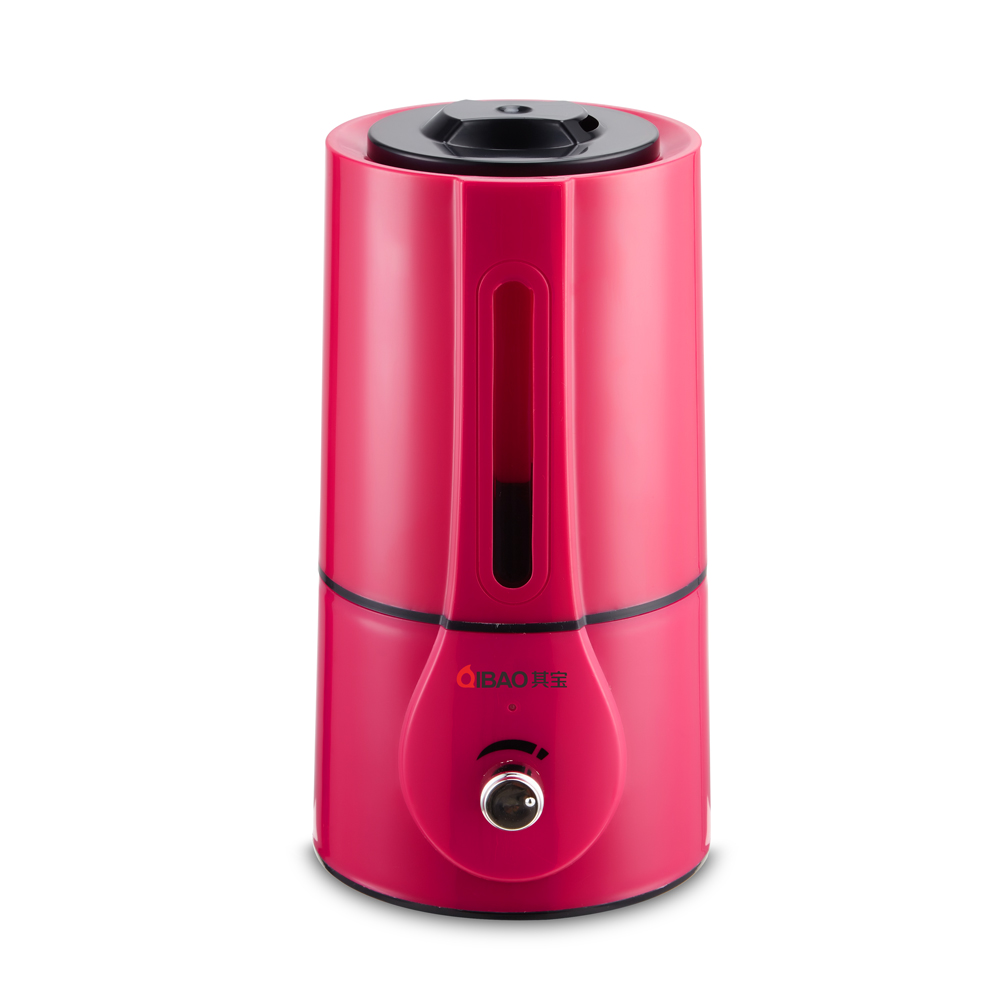 New arrival fashion design red column aroma diffuser humidifier 