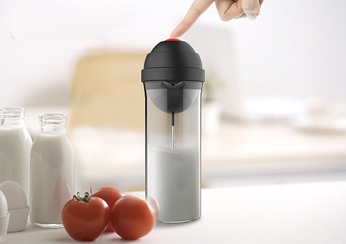 Battery-powered Glass Milk Frother