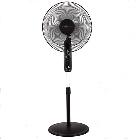 Electric Stand Fan, Floor Fan with high speed, 3 speed, 120W, ABS blades, black