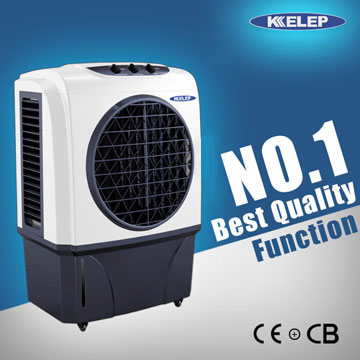 3- speed knob control floor-standing 170w evaporative air cooler  