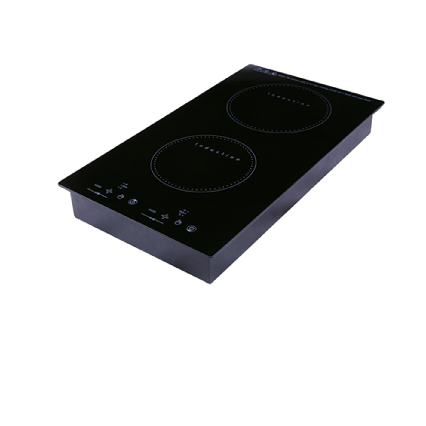 Two burners Domino induction cooker