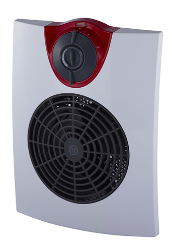 Fan heater with overheat protection adjustable thermostat, IP21 waterproof