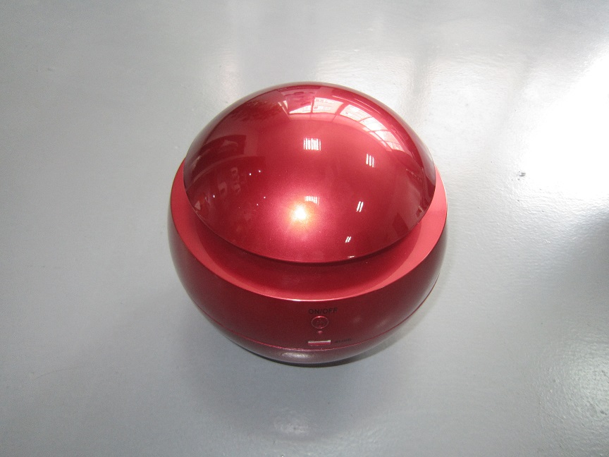 Red Round shape humidifier with aroma and USB