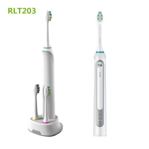 High Frequency Waterproof RLT203 China Factory Soft Bristle Massage Adult vibration Adults Age Group sonic toothbrush