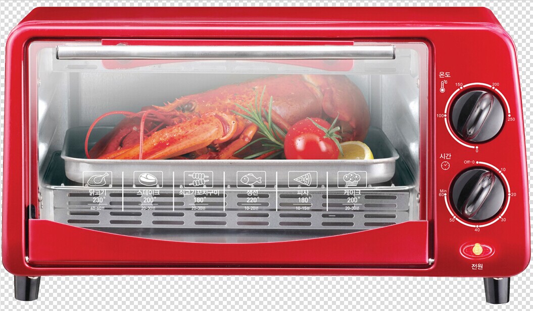 9L Toast Oven Oven with Accurate Temperature,Black/White Housing,Basic function