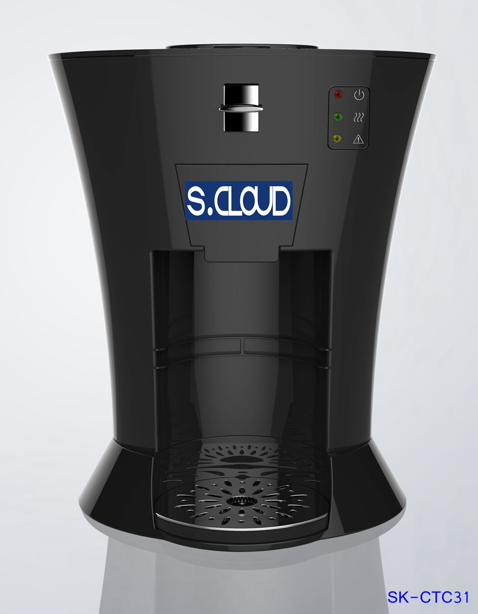 K-Cup Coffee Machine, Capsule Coffee Maker, Single Serve System, Elegant Crown Shape Design