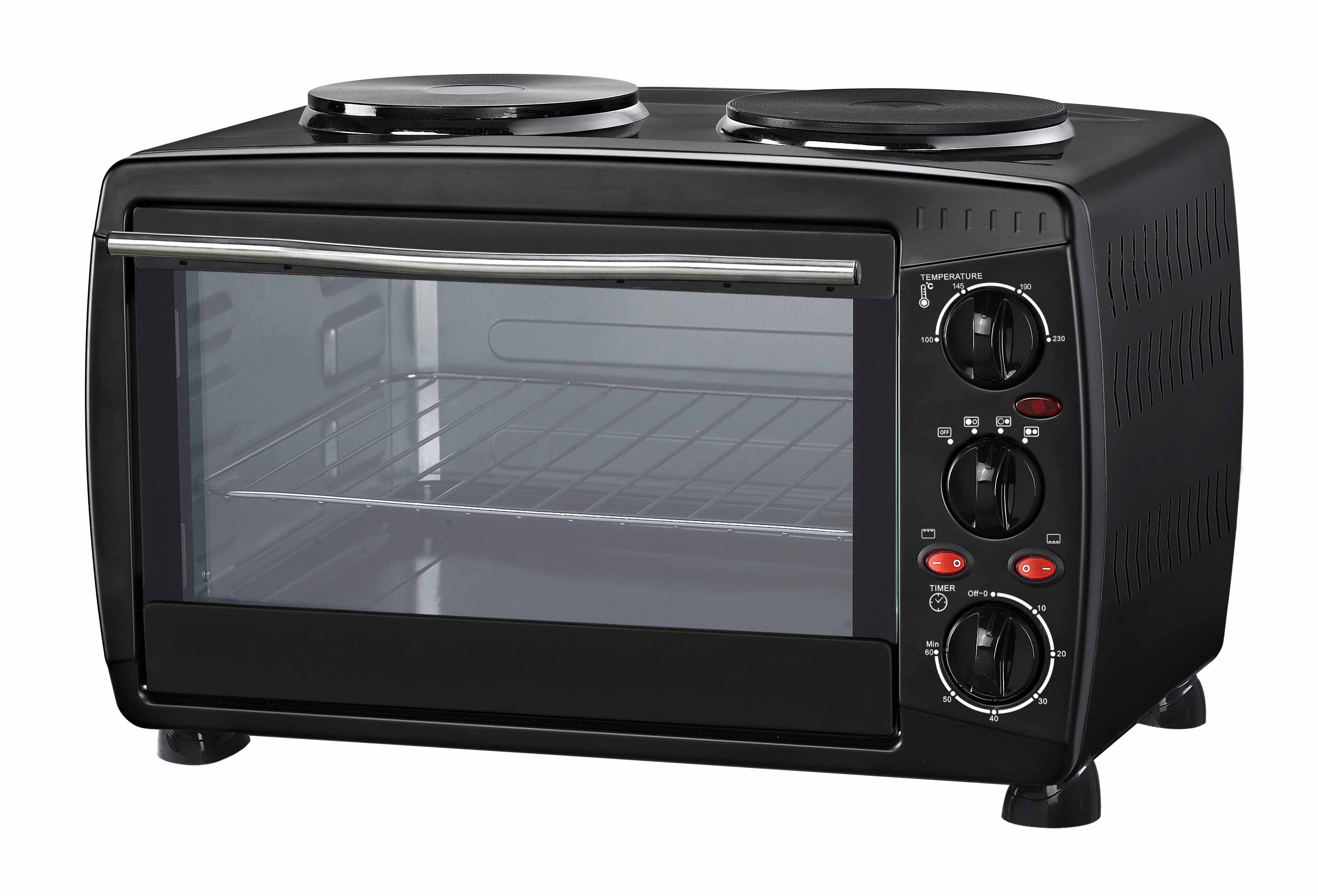 18L Portable Mini-ovens with dual hobs