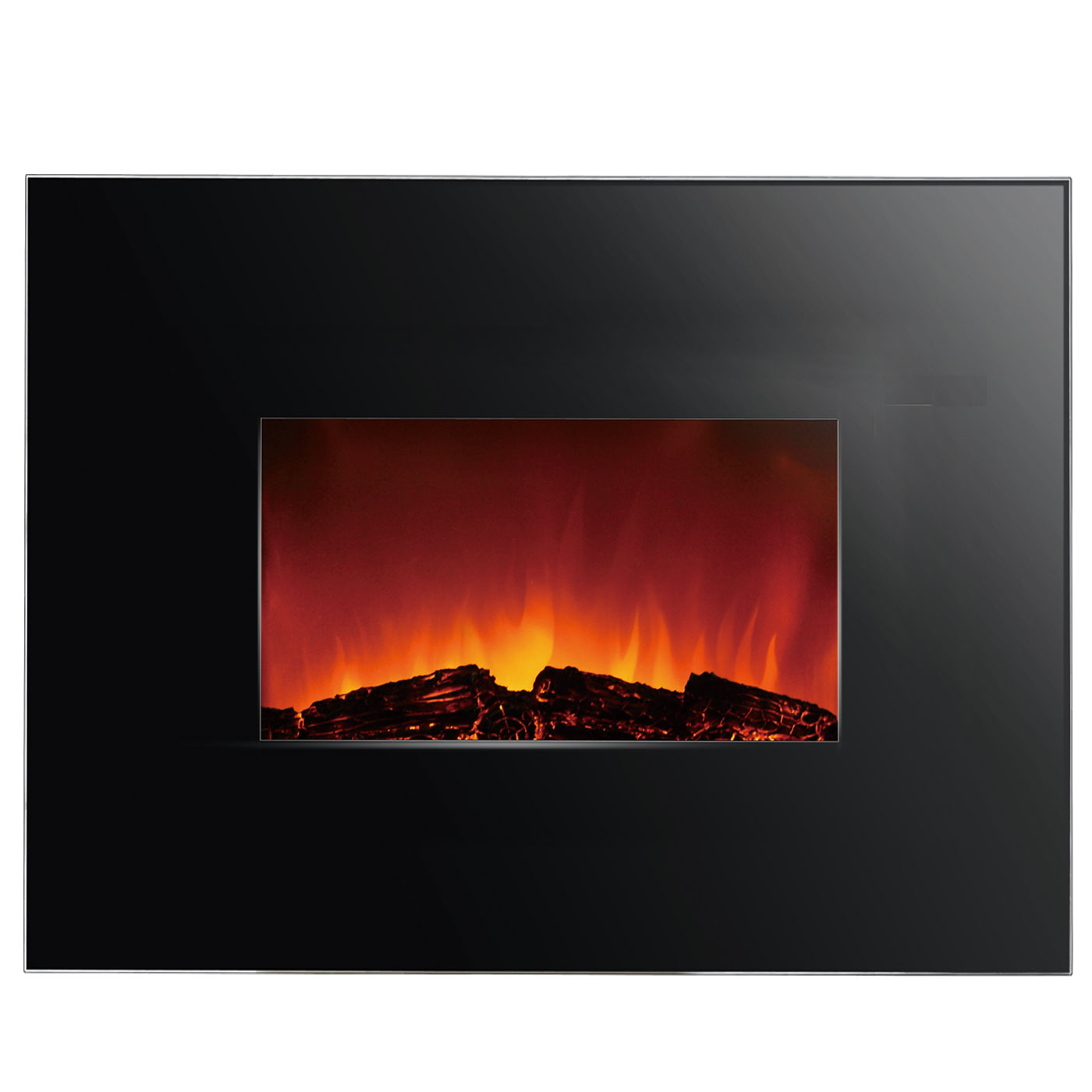 Electrical Fireplace,Flat Glass,Wall mounted,Decorative Heater.