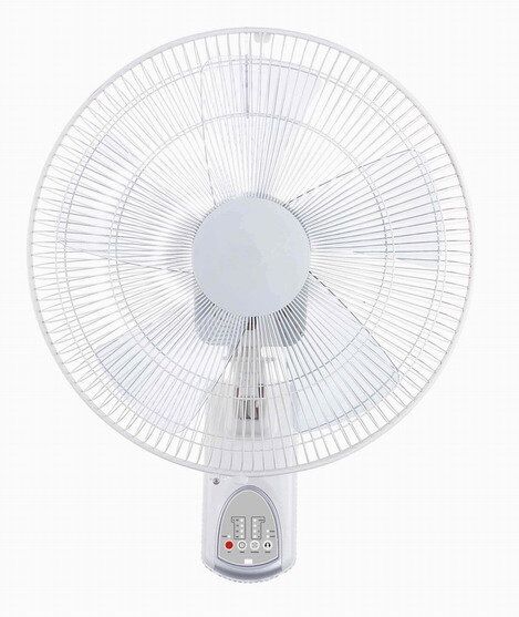 16 Inch Wall Fan, Remote Control, 9 Hours Timer, 5 AS Blades