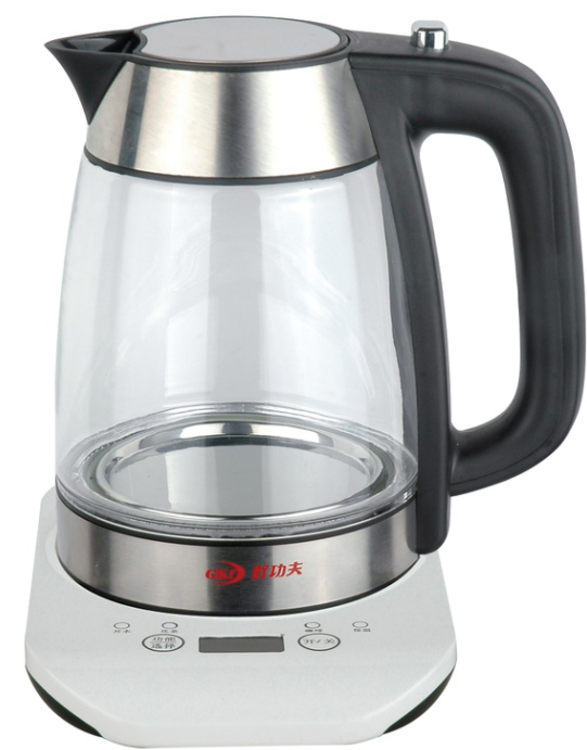1.7L glass kettle with digital base