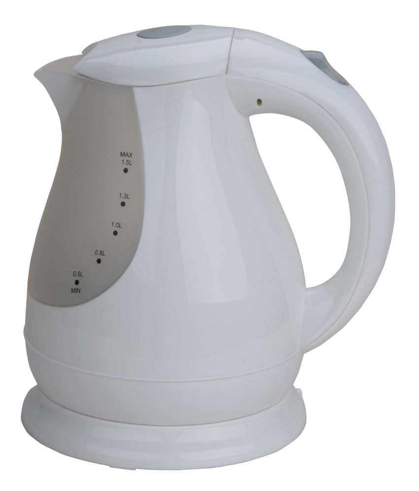 1.5L plastic cordless electric kettle 