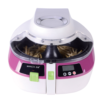 New design healthy air fryer with automatic-operational paddle inside, innovative