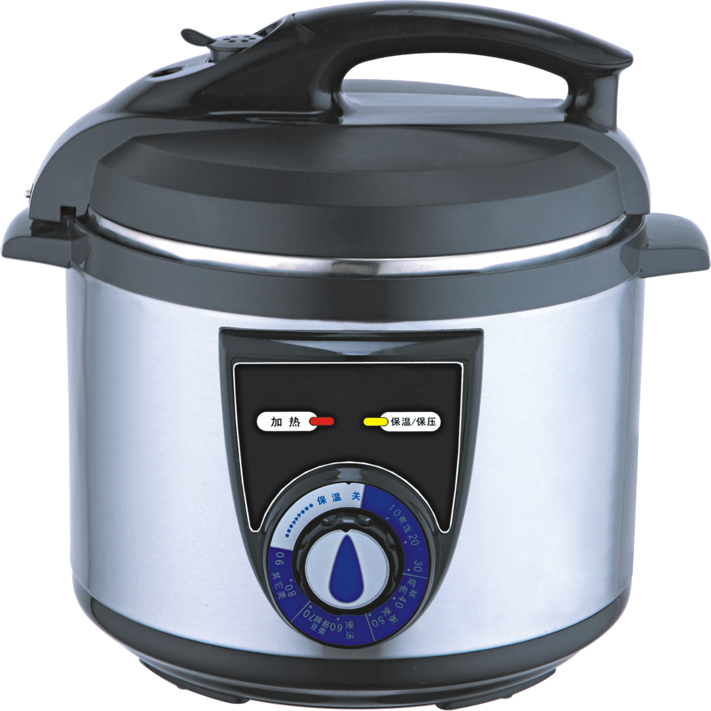 Automatic Digital display and Control Electric stainless steel commercial pressure cooker