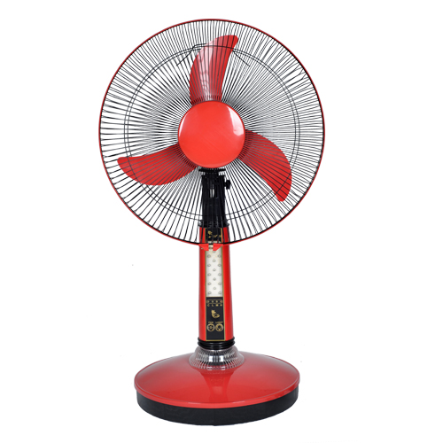 Safe operation 16inch 12v dc motor rechargeable electric fan