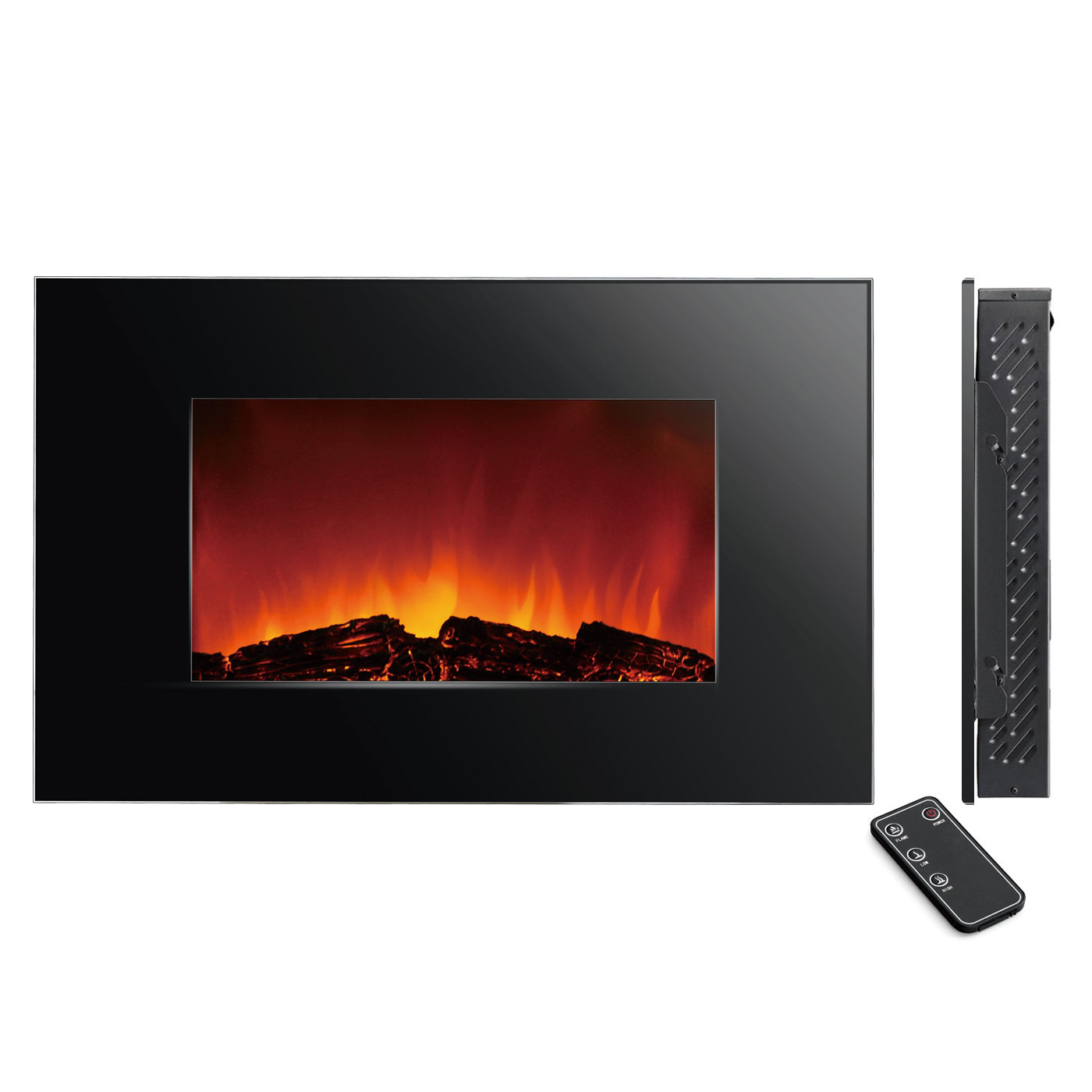 Tempered Glass board Electrical Fireplace