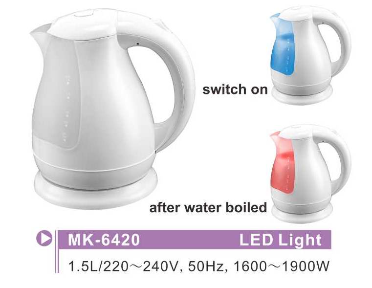  1.5L Electricl kettle with color changing function